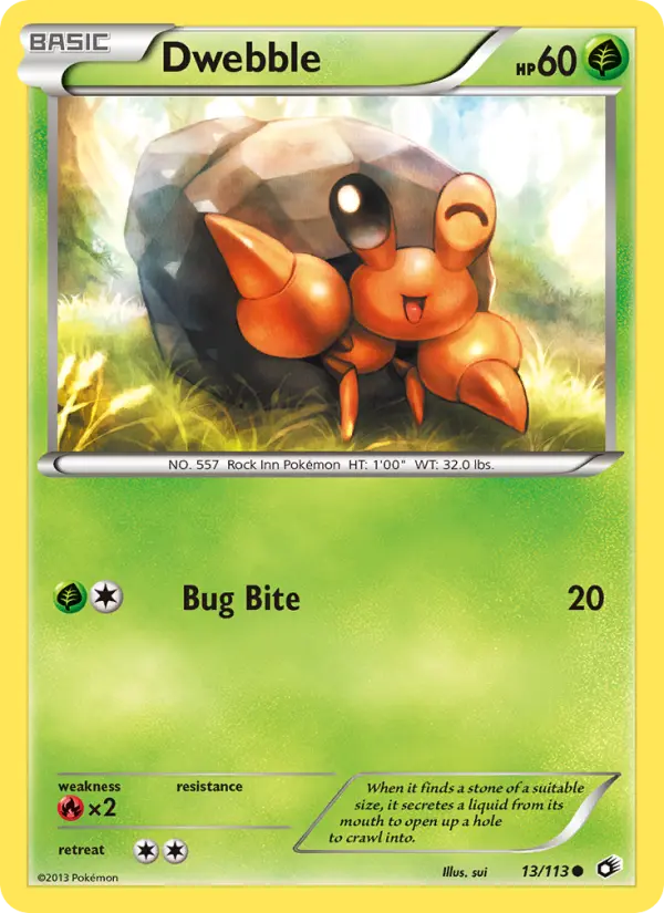Dwebble, Legendary Treasures #13