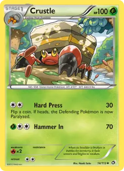 Crustle, Legendary Treasures #14/113