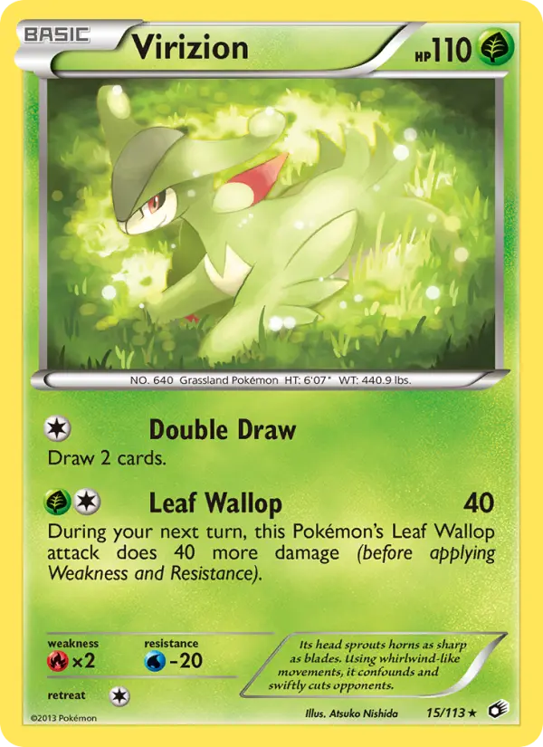 Virizion, Legendary Treasures #15
