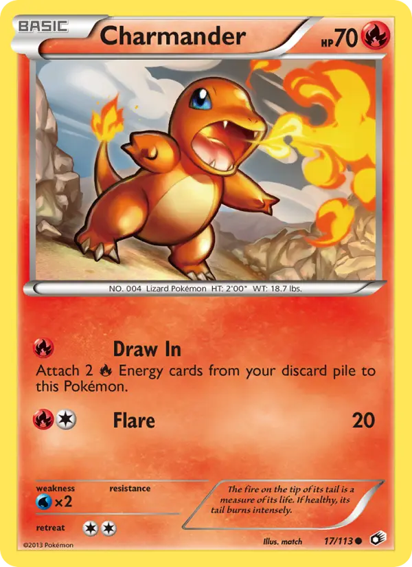 Charmander, Legendary Treasures #17