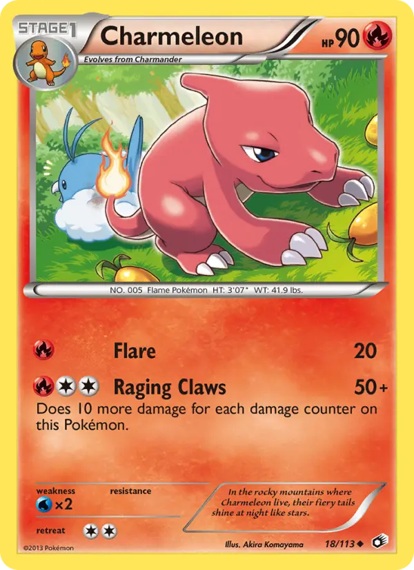 Charmeleon, Legendary Treasures #18