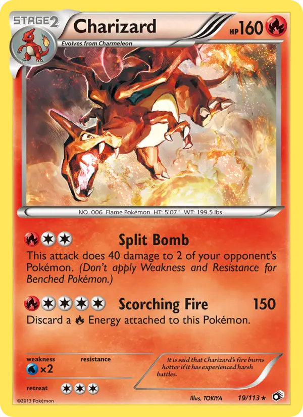 Charizard, Legendary Treasures #19