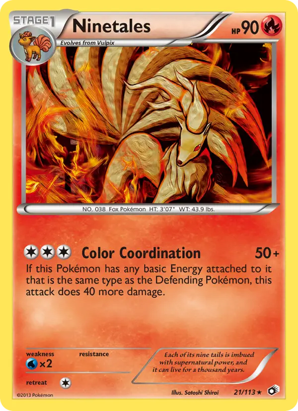 Ninetales, Legendary Treasures #21