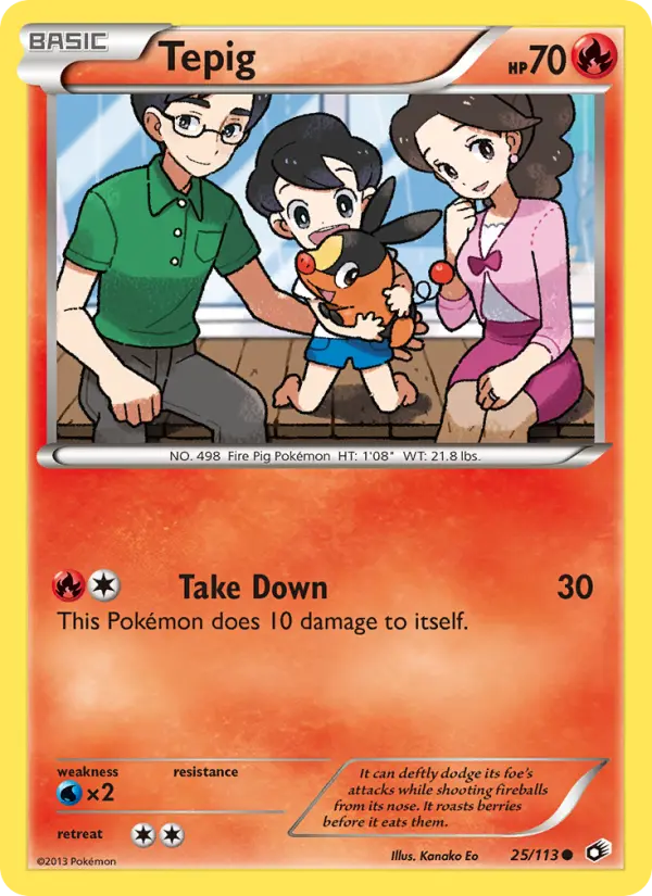 Tepig, Legendary Treasures #25
