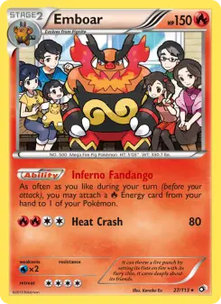 Emboar, Legendary Treasures #27/113