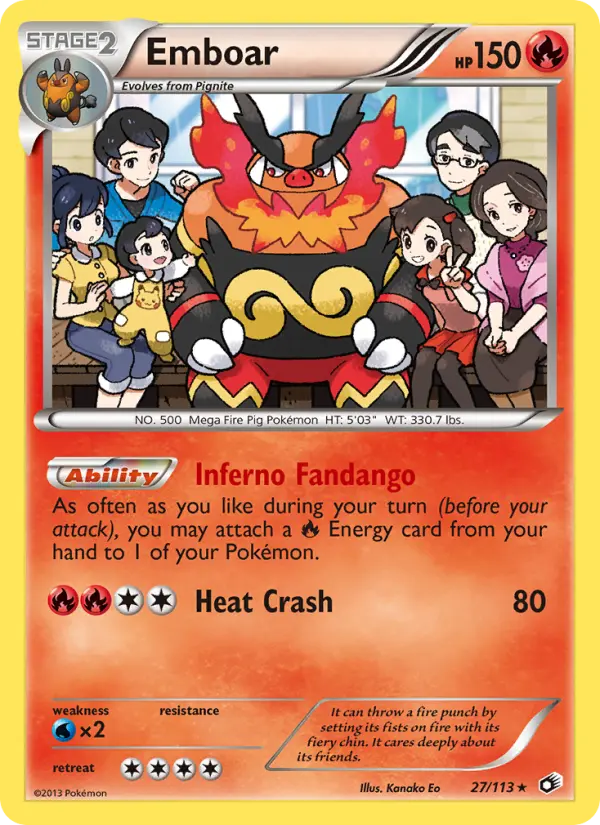 Emboar, Legendary Treasures #27