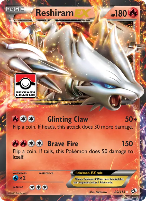 Reshiram-EX, Legendary Treasures #29
