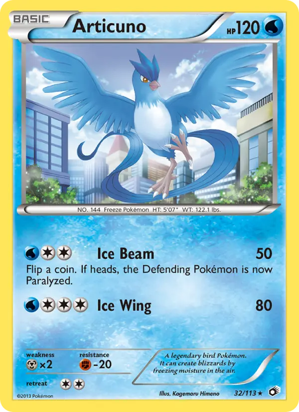 Articuno, Legendary Treasures #32