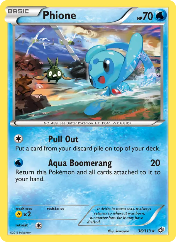 Phione, Legendary Treasures #36