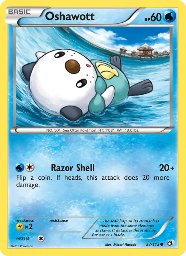 Oshawott, Legendary Treasures #37