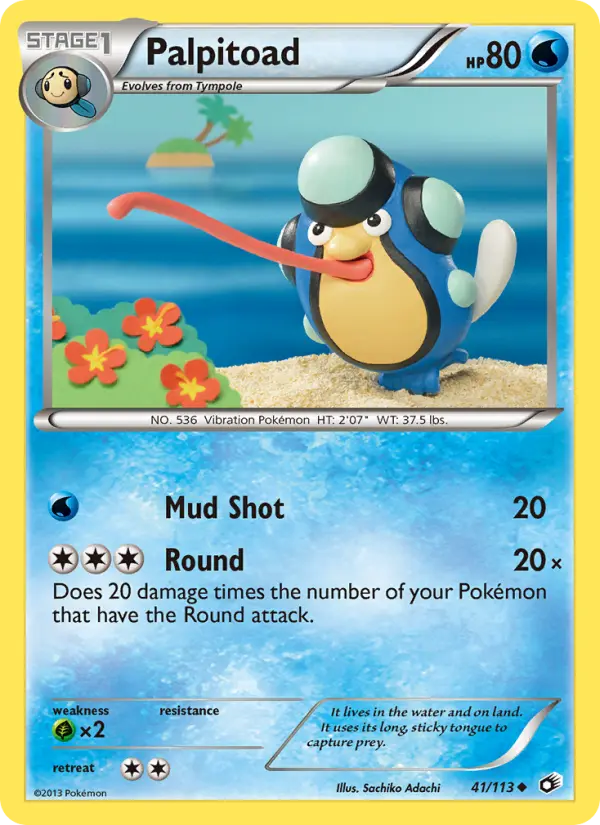 Palpitoad, Legendary Treasures #41