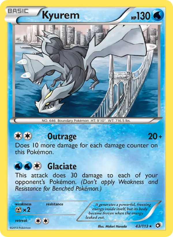 Kyurem, Legendary Treasures #43
