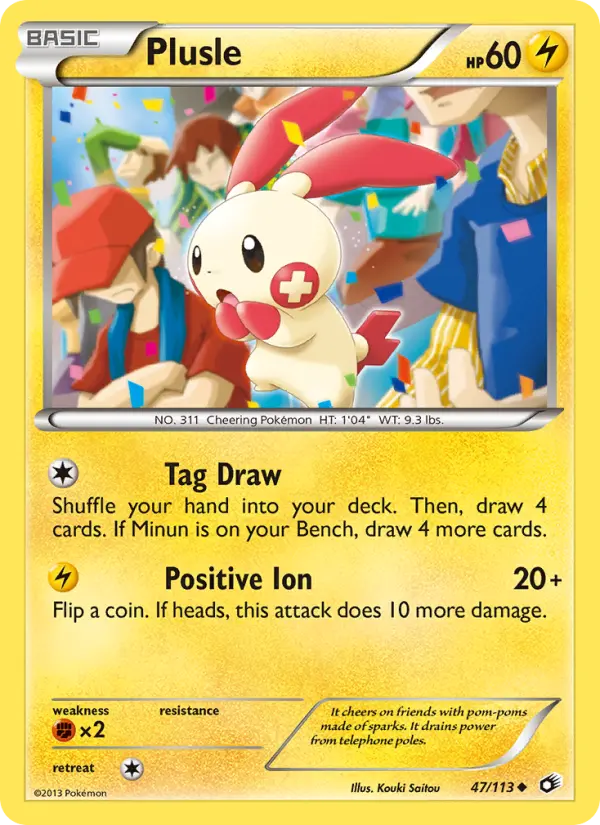 Plusle, Legendary Treasures #47