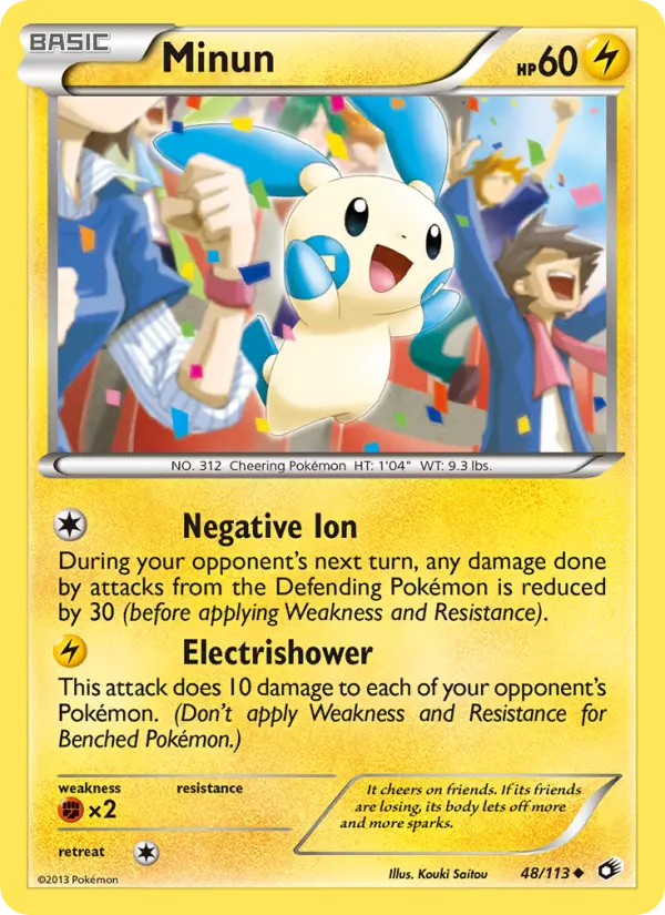 Minun, Legendary Treasures #48