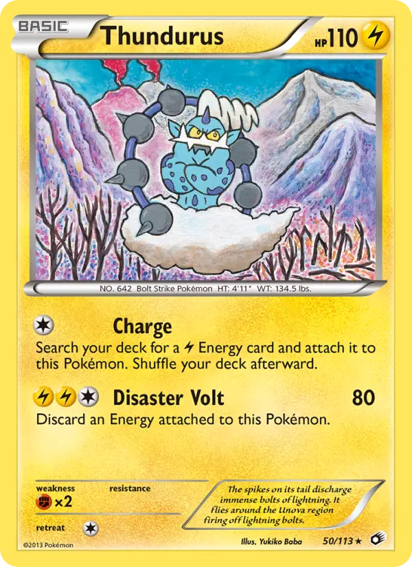 Thundurus, Legendary Treasures #50