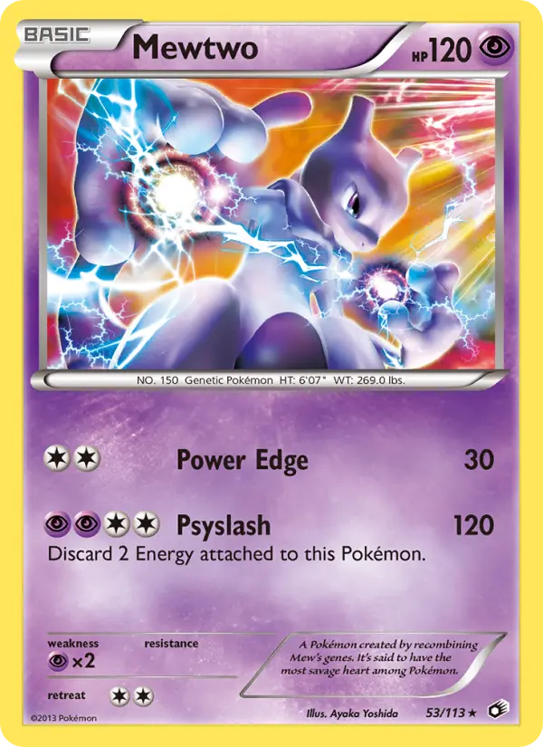 Mewtwo, Legendary Treasures #53