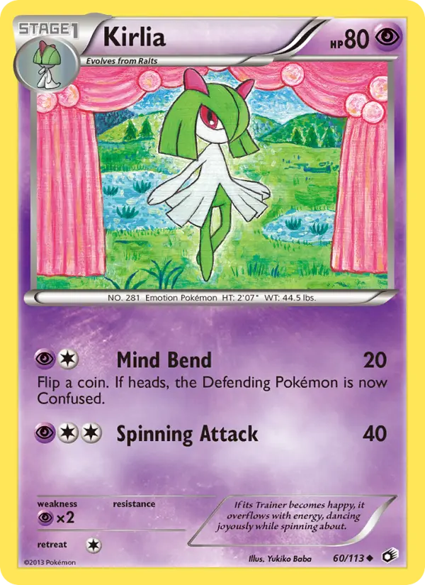 Kirlia, Legendary Treasures #60