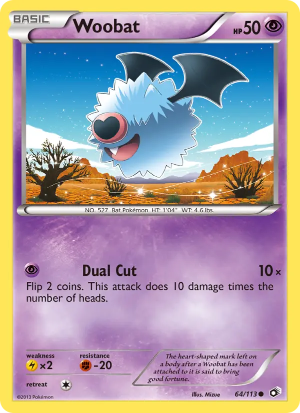 Woobat, Legendary Treasures #64