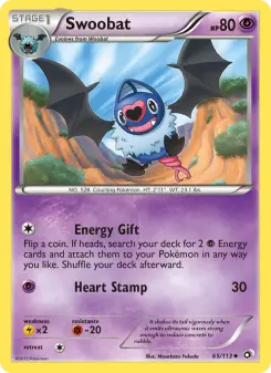 Swoobat, Legendary Treasures #65/113