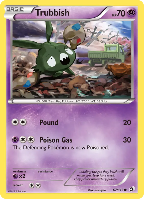 Trubbish, Legendary Treasures #67