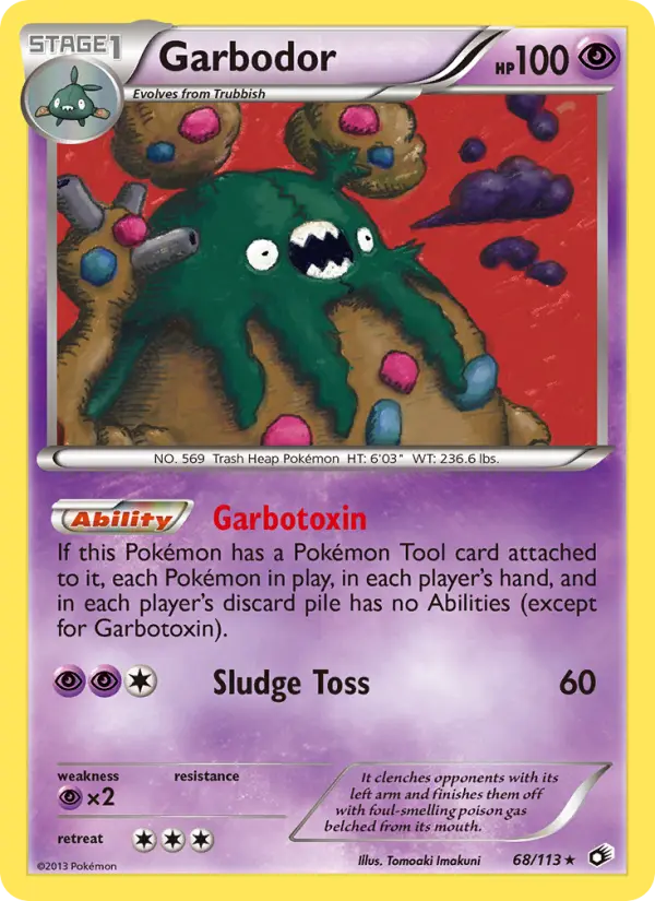 Garbodor, Legendary Treasures #68