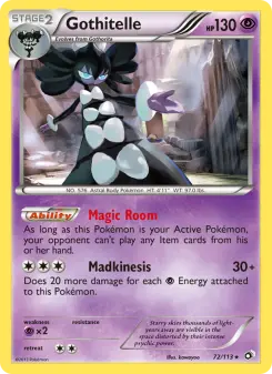 Gothitelle, Legendary Treasures #72/113