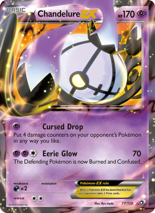 Chandelure-EX, Legendary Treasures #77