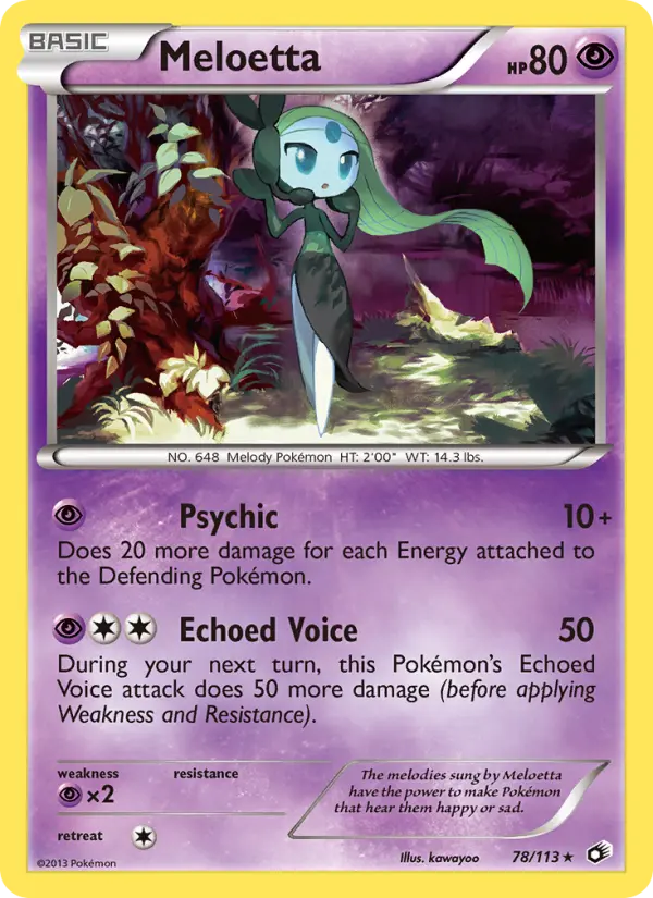 Meloetta, Legendary Treasures #78
