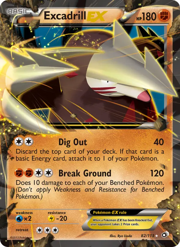 Excadrill-EX, Legendary Treasures #82