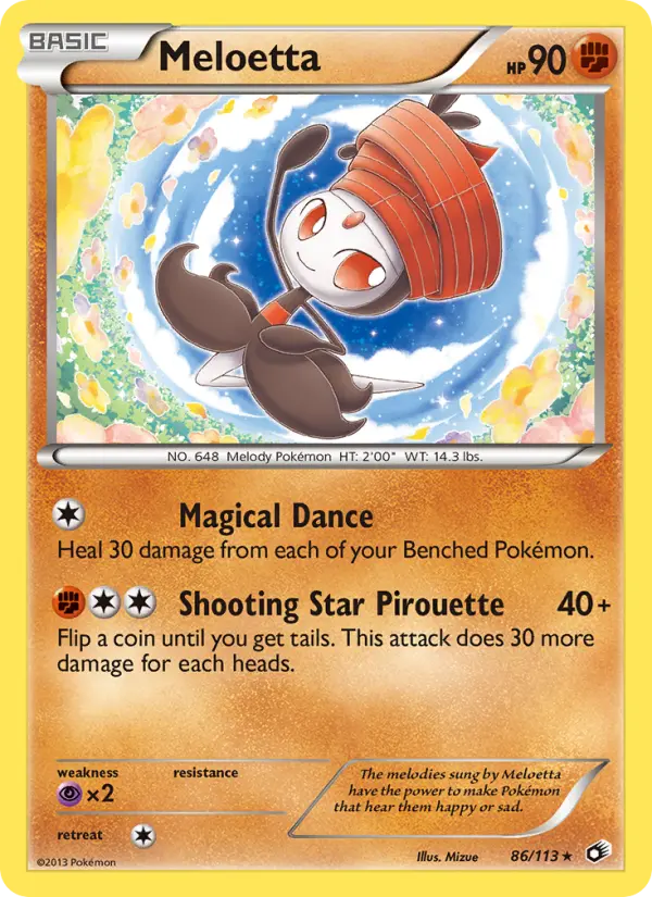 Meloetta, Legendary Treasures #86