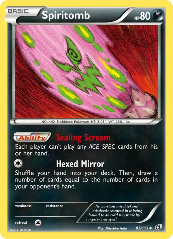 Spiritomb, Legendary Treasures #87