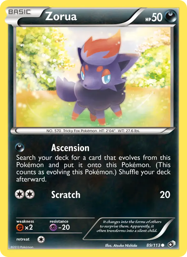 Zorua, Legendary Treasures #89