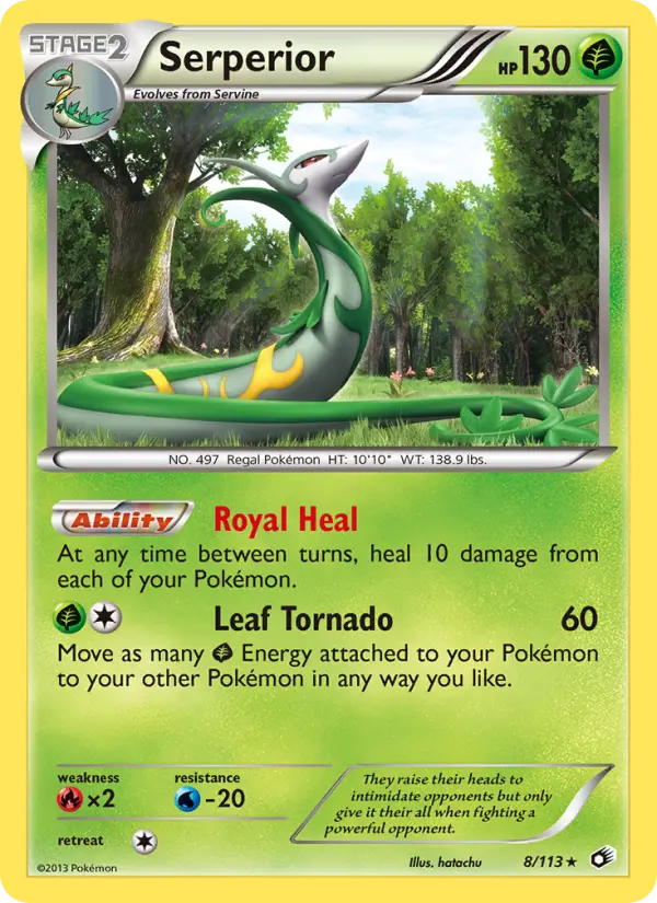 Serperior, Legendary Treasures #8