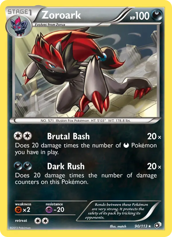 Zoroark, Legendary Treasures #90