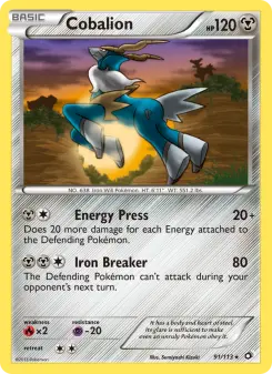 Cobalion, Legendary Treasures #91/113