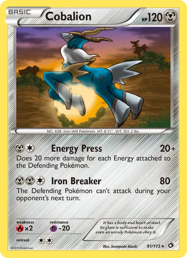 Cobalion, Legendary Treasures #91