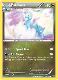 Altaria, Legendary Treasures #92/113