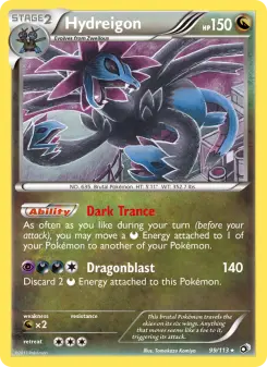 Hydreigon, Legendary Treasures #99/113