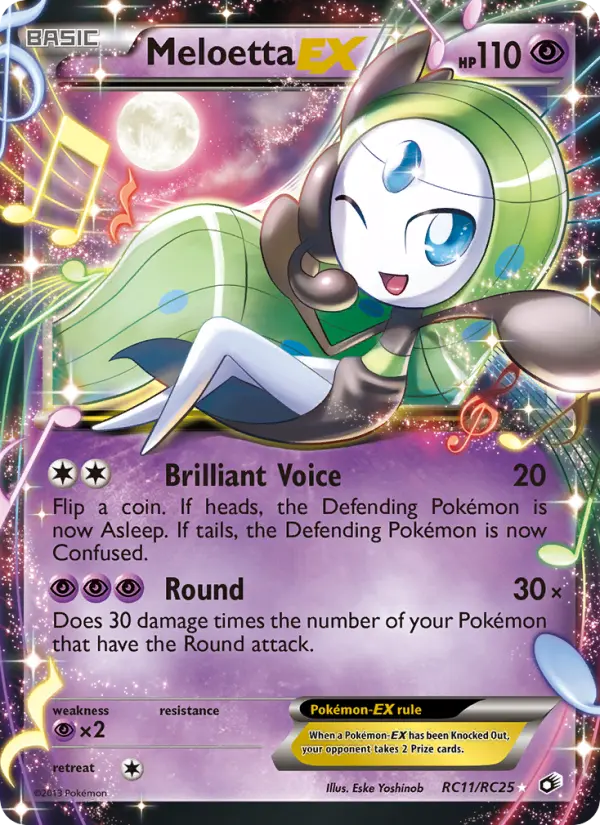 Meloetta-EX, Legendary Treasures #RC11