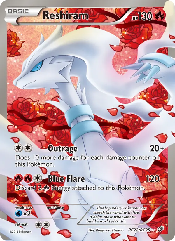 Reshiram, Legendary Treasures #RC22