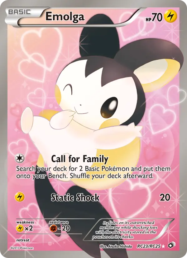 Emolga, Legendary Treasures #RC23