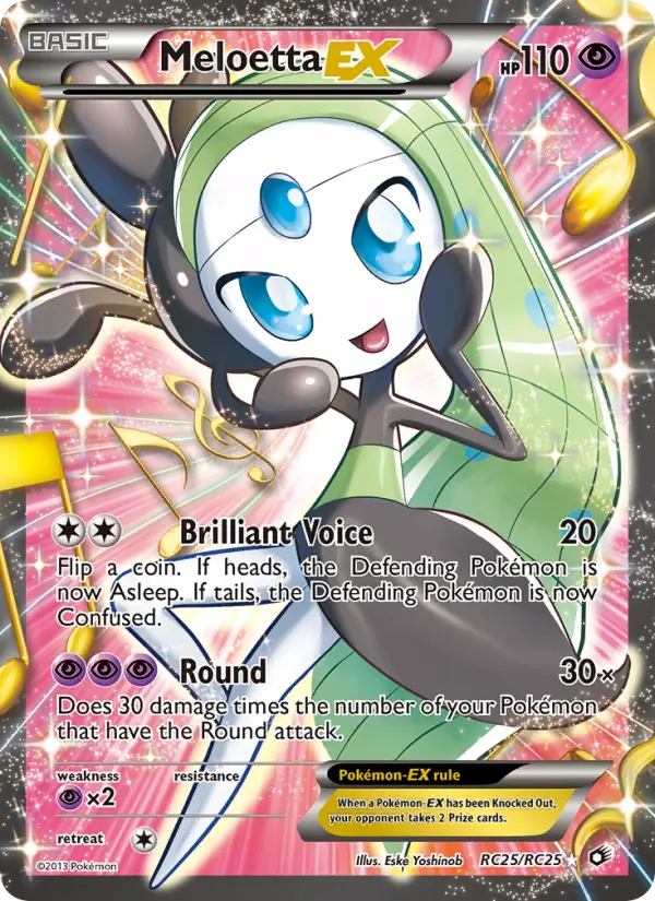 Meloetta-EX, Legendary Treasures #RC25