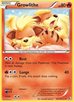 Growlithe, Legendary Treasures #RC4
