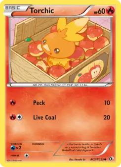 Torchic, Legendary Treasures #RC5