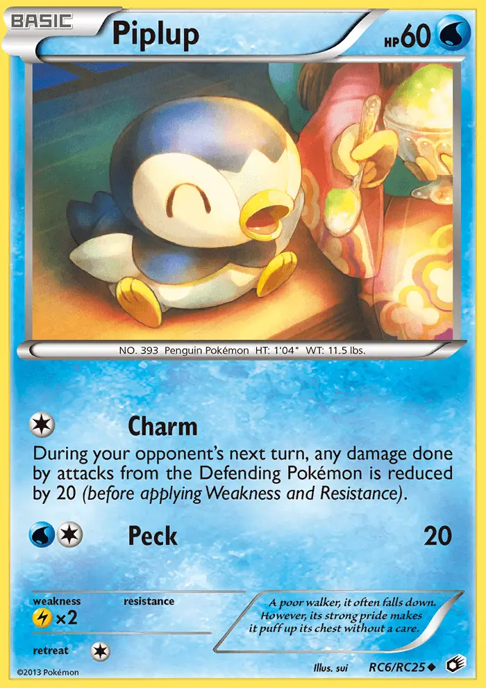 Piplup, Legendary Treasures #RC6