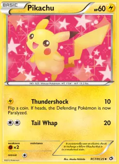 Pikachu, Legendary Treasures #RC7