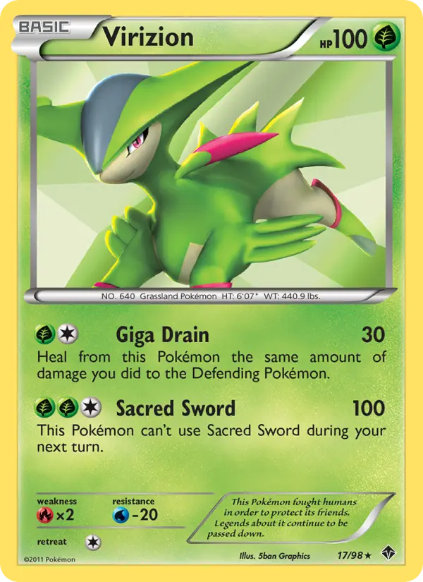 Virizion, Emerging Powers #17