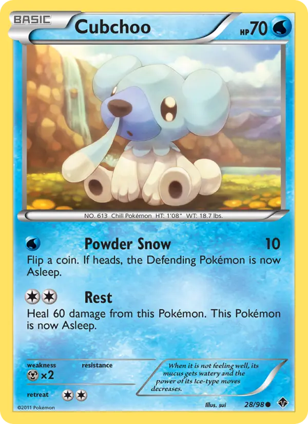 Cubchoo, Emerging Powers #28
