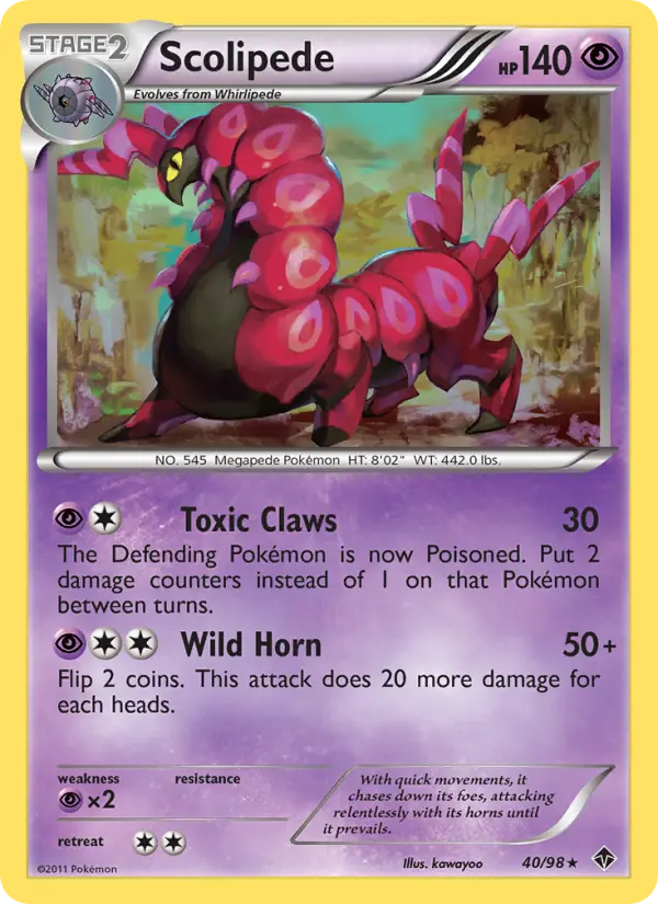 Scolipede, Emerging Powers #40
