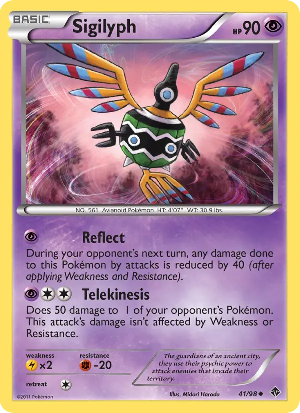 Sigilyph, Emerging Powers #41